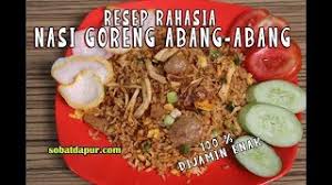Mie atau nasi goreng tek tek ini, sayurannya di rajang halus kecil2.jadi lebih empuk dan lembut karena bercampur dengan mienya. Nasi Goreng Abang Abang Resep Rahasia Tips Trik Youtube