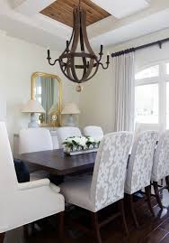 Mixing modern decor into traditional space. Before After Modern Classic Dining Room Heather Scott Home Design