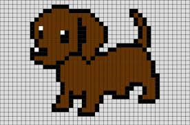 Dog Pixel Art Pixel Art Pattern Pixel Art Easy Pixel Art