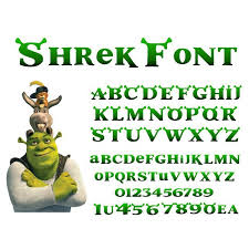Shrek Vector Font Shrek Font Otf Shrek Font Svg Shrek Letters Cricut Shrek Alphabet Shrek Shirt Diy Creative Lettering Alphabet Names Lettering