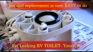 It is an indication of a more serious issue. Repair Leaking Rv Toilet New Gasket Replacement Youtube