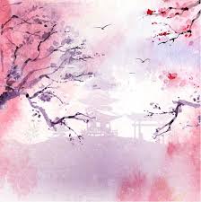 Japon Paysage Fond Graphique Clipart Design Png Par Sketchitart Japon Paysage Aquarelle Japonaise Paysage Asiatique