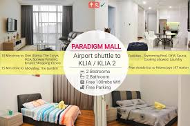 Star shuttle offers four different bus routes from kul airport. 2br Paradigm Mall Direct Airport Shuttle Bus Entire Apartment Kuala Lumpur Deals Photos Reviews