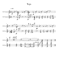 Thank you for trying the 8notes.com audio playback you have reached your limit of audio playback for today. Taps Sheet Music For Trumpet In B Flat Brass Duet Musescore Com