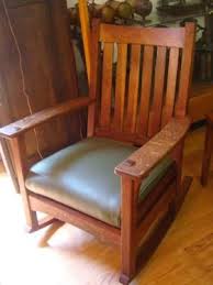 L Stickley Rocking Chair Sr Craftsman Style Furniture Mission Style Furniture Craftsman Furniture
