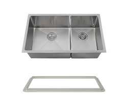 radius stainless steel sink
