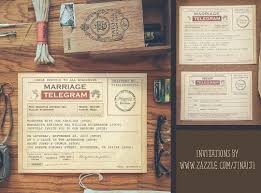 Need Wedding Idea Telegram Wedding Invitation Vintage Wedding Invitations Telegram Invitations