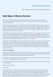 It's recruiting time and despite being short and scrawny, johnny walker is america's hottest young football prospect. Bad Boys 2 Movie Review Essay Example