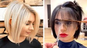 Any will work with these cuts. Top 12 Bob Haircut For Fine Hair Hairstyle Transformation Compilations Pretty Hair Youtube