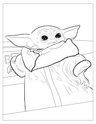 Baby yoda coloring book pdf is an instant digital download that is ready for printing and playing for your children. Baby Yoda Coloring Pages Free Printable Wonder Day Coloring Pages For Children And Adults
