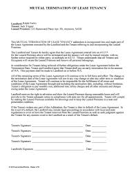 Users receive an email when their questions have a response. Mutual Termination Of Lease Tenancy Ezlandlordforms