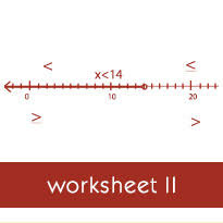 Common core state standard 6.ee.8. Writing An Inequality For A Real World Situation Worksheets Tutorialspoint