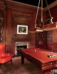 A Revitalized 1930s Mansion In Old Westbury New York Billiard Room Billiards Snooker Room