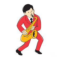 Musician Playing Saxophone Cartoon Digital Art By Aloysius Patrimonio Affordable and search from millions of royalty free images, photos and vectors. musician playing saxophone cartoon by aloysius patrimonio