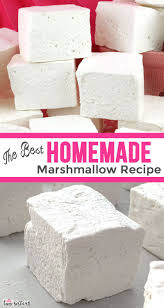 The Best Homemade Marshmallow Recipe Recipe Homemade Marshmallow Recipe Recipes With Marshmallows Marshmallow Recipe Easy