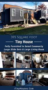 Fully Furnished Tiny Home With Large Slide Outs In Idyllic Community Tiny House Tiny Houses For Sale Tiny House Community