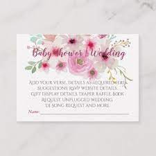 Create Own Event Details Inserts Boho Cerise Pink Personalized Baby Shower Invitations Baby Shower Invitations Custom Baby Shower Invitations
