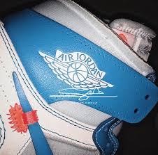 Off White X Air Jordan 1 Powder Blue Unc Kicksonfire Com Download 20% off sticker clipart png photo. off white x air jordan 1 powder blue