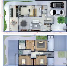 From the gran sur shopping center. Modern 3 Bedroom Townhouse Plan Plans Of Houses Models And Facades Of Houses