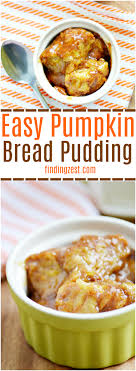 One of the most popular recipes on my site is my husband's grandma's bread pudding. Easy Pumpkin Bread Pudding Recipe Finding Zest
