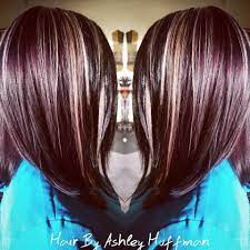 Perfect for bold women, red hair can be subtle or standout depending on the look you're going for. Red Violet Hair Color With Blonde Face Framing Highlights Red Blonde Hair Red Violet Hair Blonde Hair Color Hair Color Highlights