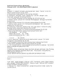 Itulah yang dapat kami bagikan terkait contoh soal komputer akuntansi dan jawaban. Soal Akuntansi Research Papers Academia Edu