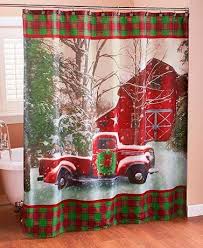 Home For The Holidays Bathroom Collection Christmas Shower Curtains Holiday Bathroom Holiday Shower Curtains
