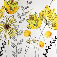 Erfahren Sie Wie Sie Diese Tusche Und Aquarellblumenmalerei Malen Es Ist Tag 59 Tag In 2020 Aquarell Blumen Blumen Malen Wie Man Blumen Malt