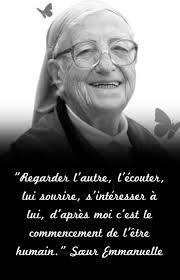 Ton Sourire Citation Sur Le Sourire Et La Joie De Vivre Regarder L Autre L Ecouter Lui Sourire S Interesser A Lui D Apres Moi C Est Le Commencement De L Etre Hu Soeurs Citation Soeur Emmanuelle Citation Sagesse