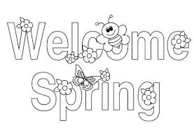 First Day Of Spring Coloring Page Spring Coloring Pages Bee Coloring Pages Spring Coloring Sheets