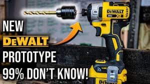 dewalt tools new impact driver prototype that 99 of people dont know about