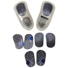 Walk Fit Insoles Foot Feet Support Platinum Silver New Buy