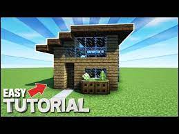 Minecraft Survival Starter House Tutorial How To Build A House In Minecraft Easy Minecraft Houses Minecraft Houses How To Build Minecraft Houses Survival