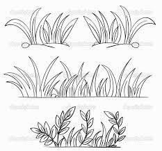 Grass Coloring Page Grass Drawing Outline Drawings Drawings