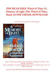 Wheel of time is a high fantasy series of novels written by robert jordan. Download The Wheel Of Time Books Free