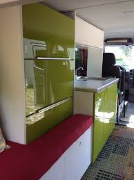Interior Cabinets In Peter S Diy Sprinter Camper Conversion Photo Peter Juen Sprinter Rv Van Interior Van Dwelling
