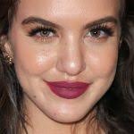 Karlie Kloss: White T-Shirt, Leather Skirt