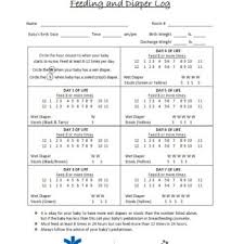 50 Printable Baby Feeding Charts Newborn Feeding Schedule