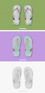 Beach Slippers Free Psd Mockup Mockup Free Psd Mockup Psd Beach Slippers