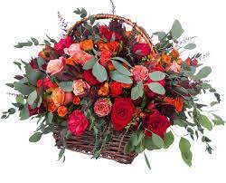 Găsește imagini cu buchet de flori. Cos Flori De Toamna Flori De Lux