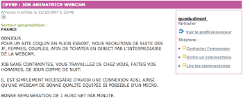 Toutes les infos, la marche a suivre pour devenir animatrice webcam de charme sur venuslovecam.com. Arnaques Et Rencontre Une Ex Animatrice Raconte Tout Agoravox Le Media Citoyen