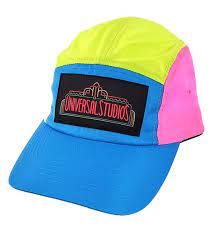 Universal Studios Parks Neon Logo Retro Baseball Hat Hedgehogs Corner Universal Studios Parking Retro Logos Neon Logo