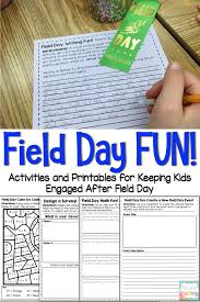 Field Day Printables And Activities Field Day Upper Elementary Resources Writing Practice