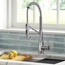 Pull down kitchen faucet clearance. Kitchen Faucets Sale Wayfair
