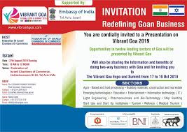 Israeli news & information from the official twitter of the embassy of israel in the usa. Seminar By Vibrant Goa Foundation On The Embassy Of India Tel Aviv Facebook