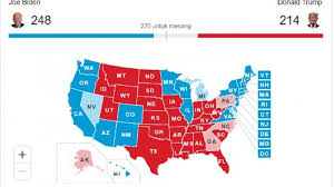 Update Hasil Pilpres As Joe Biden Tinggal Membutuhkan 22 Electoral Votes Untuk Kuasai Gedung Putih Halaman All Tribun Manado