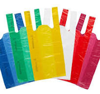 Colored T-Shirt Plastic Bags - 0.6 Mil