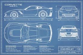 A new coat of paint is a fast and relatively easy way to revamp your home. Corvette C7 Z06 Blueprint Canvas Art By Action Blueprints Icanvas