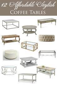 If you have a material of choice, look through a wide range of tables in different materials like marble, glass, wood, and metal. 12 Affordable Stylish Coffee Tables Living Room Coffee Tables On A Budget Inexpensive Coffee Tab Stylish Coffee Table French Country Furniture Coffee Table