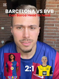 FC Barcelona vs Borussia Dortmund Head-to-Head Stats